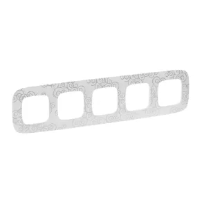Cadru Legrand Valena Allure 5, decor cromat - 754345