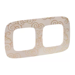 Cadru Legrand Valena Allure 2, decor auriu - 754352