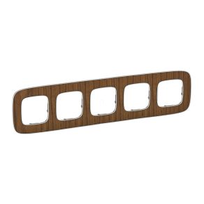 Cadru Legrand Valena Allure 5, nuc - 754465