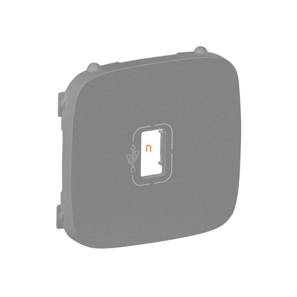 Legrand Valena Allure 754757 priză cu cablu preinstalat, capac din aluminiu