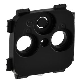   Capac pentru priză Legrand Valena Allure TV-RD-SAT (30 mm), negru - 754808