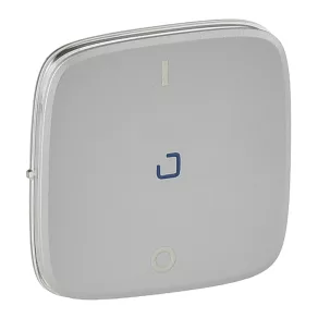   Capac pentru întrerupător bipolar Legrand Valena Allure, fj, aluminiu - 755047