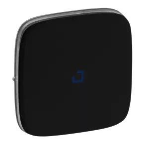   Capac pentru întrerupător unipolar Legrand Valena Allure cu indicator luminos, negru - 755088