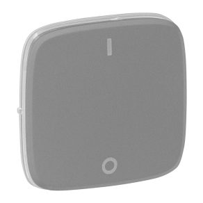   Capac pentru întrerupător bipolar Legrand Valena Allure, aluminiu - 755127
