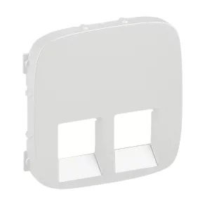   Legrand Valena Allure capac priză 2xRJ11/RJ45, alb perlat - 755429