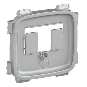   Capac pentru priză Legrand Valena Allure TAE/TDO, aluminiu - 755497
