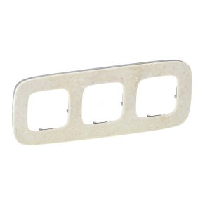 Cadru Legrand Valena Allure cu 3 prize, marmură - 755523