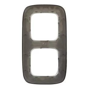 Cadru Legrand Valena Allure 2, sticlă albă - 755542