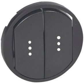   Legrand Céliane cheie dublă, indicator luminos, grafit - 67904