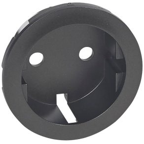 Capac pentru priză Legrand Céliane 2P+F, grafit - 67931