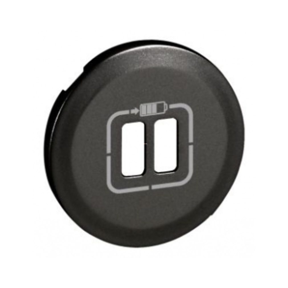 Legrand Céliane 2xUSB priză de încărcare, grafit (67956)