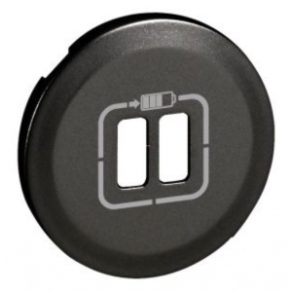   Capac pentru priză de încărcare Legrand Céliane 2xUSB, grafit - 67956