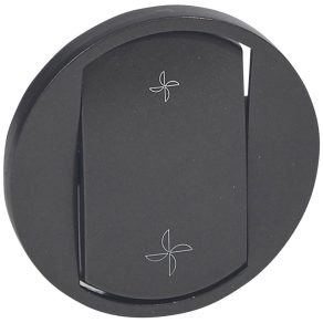   Capac pentru comanda ventilatorului cu 2 viteze Legrand Céliane, grafit - 67961