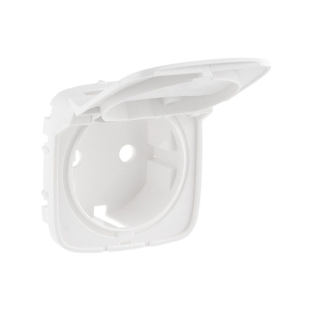 Legrand Valena Allure 2P+F capac cu clapetă alb (754845)