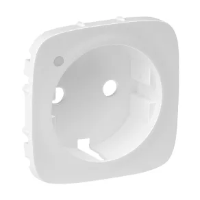   Capac pentru priză Legrand Valena Allure 2P+F cu indicator luminos, alb - 754855