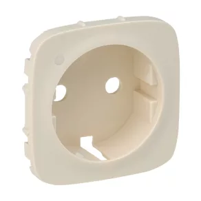   Capac pentru priză Legrand Valena Allure 2P+F cu indicator luminos, culoare ivoriu - 754856
