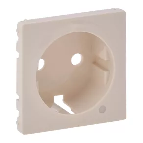   Capac pentru priză Legrand Valena Life 2P+F cu indicator luminos, culoare fildeș - 754851