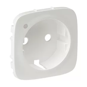   Capac pentru priză Legrand Valena Allure 2P+F cu indicator luminos, perlat - 754859