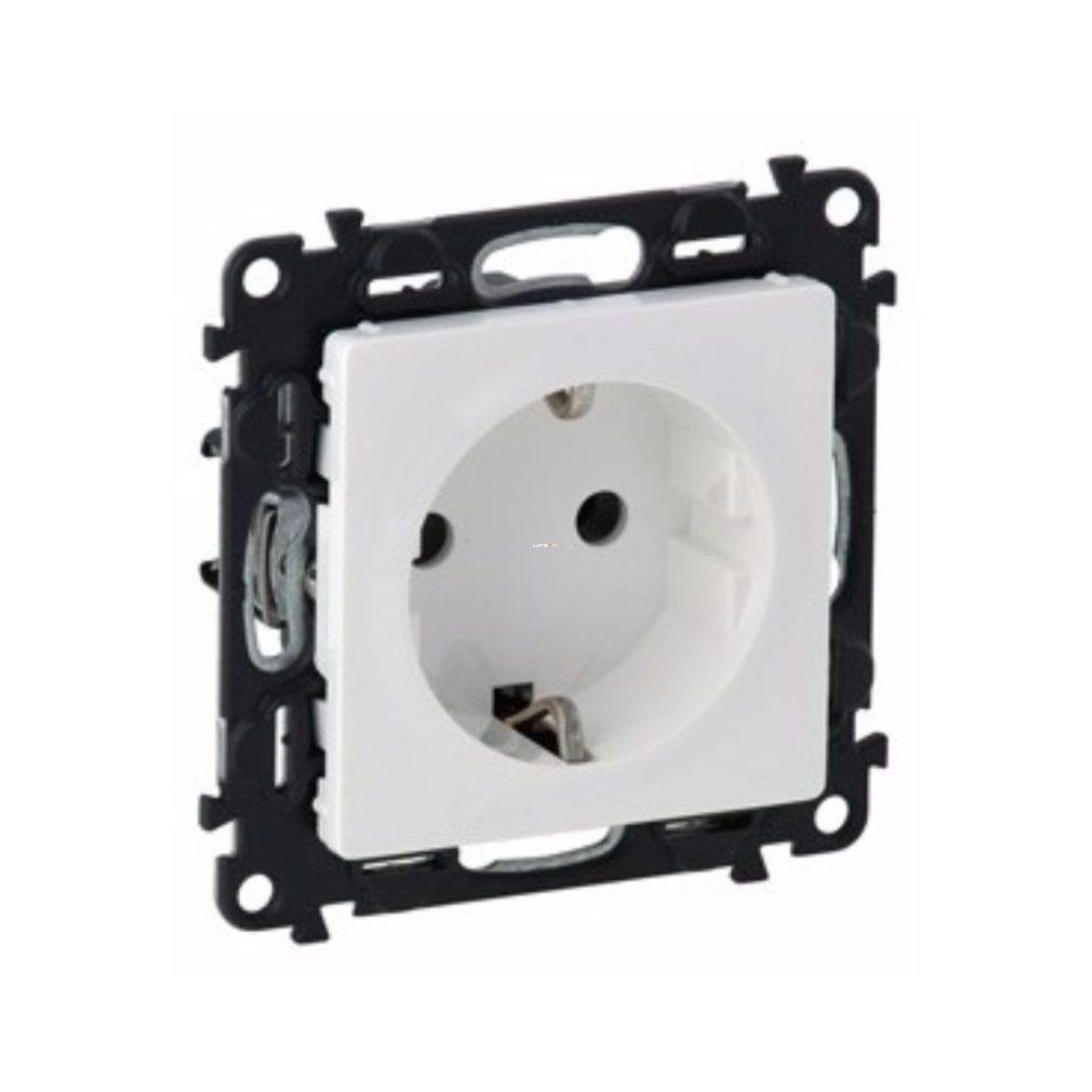 Legrand Valena Life 2P+F priză, cu arc alb (753121)