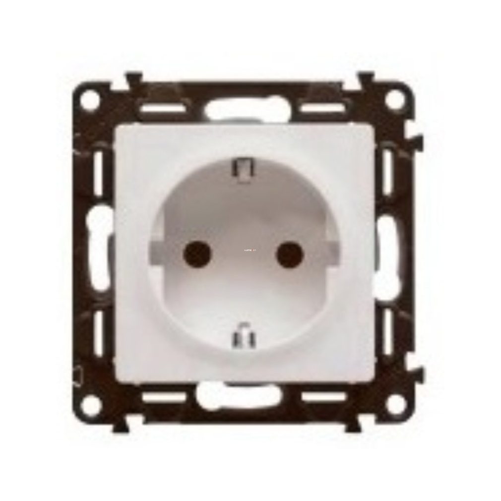 Legrand Valena Life 2P+F (GYV) priză de siguranță cu obturator cu arc, culoare fildeș (753220)