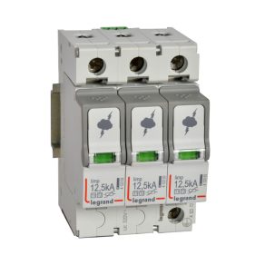   Dispozitiv de protecție împotriva supratensiunii Legrand T1+T2 12, 5KA 3P +SD - 412272