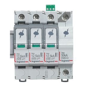   Dispozitiv de protecție împotriva supratensiunii Legrand T1+T2 12, 5KA 3P+N NR +SD - 412277