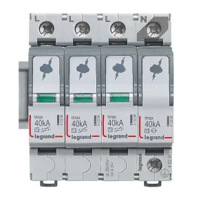 Paratrăsnet Legrand T2 40KA 3P+N NR - 412247