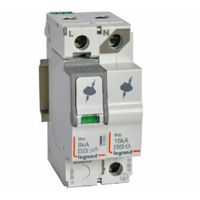   Descărcător de supratensiune Legrand T1+T2 8KA 1P+N NR - 412256