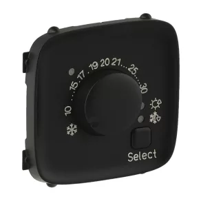   Capac pentru termostat electronic Legrand Valena Allure, negru - 755318