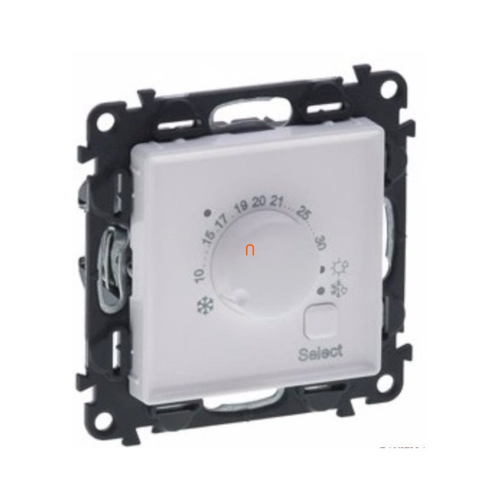 Legrand Valena Life 752334 termostat de cameră pentru încălzire prin pardoseală din aluminiu