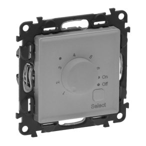   Termostat de cameră Legrand Valena Life pentru încălzire prin pardoseală, aluminiu - 752334