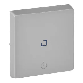   Legrand Valena Life iluminat + ventilator cu întârziere și capac pentru temporizator, aluminiu - 755212