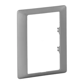   Cadru Legrand Valena Life 1 pentru priză 2x2P+F, aluminiu - 754241