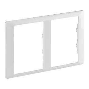   Cadru dublu Legrand Valena Life pentru priză 2x2P+F, alb - 754222