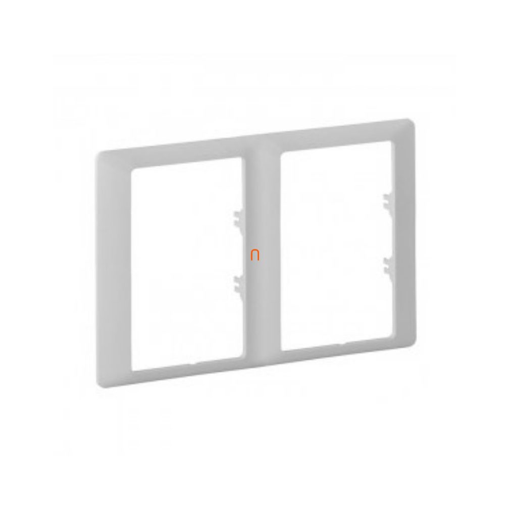 Legrand Valena Life 754242 cadru pentru 2 prize, 2x2P+F din aluminiu