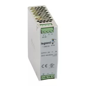   Sursă de alimentare LeGrand 120 W 200-500/24 V= stabilizată cu comutare - 146663