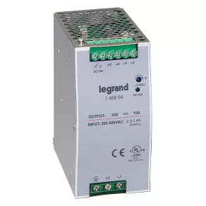   Sursă de alimentare Legrand 240 W 200-500/24 V= stabilizată cu comutație - 146664