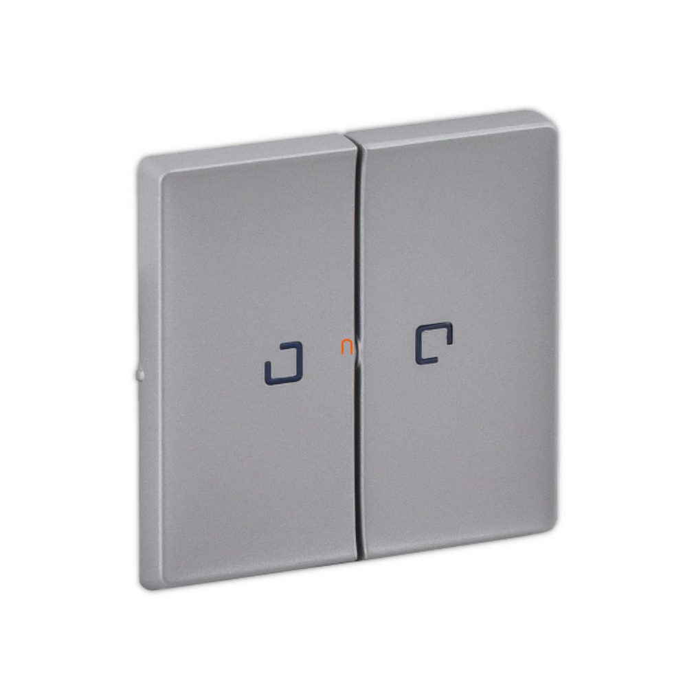 Legrand Valena Life 755222 cu două butoane și indicator luminos din aluminiu
