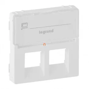   Legrand Valena Life 755480 Capac 2xRJ45 cu suport pentru etichetă, alb - 755480