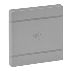   Legrand MyHome - Întrerupător universal Valena Life cu capac lat, aluminiu - 755242