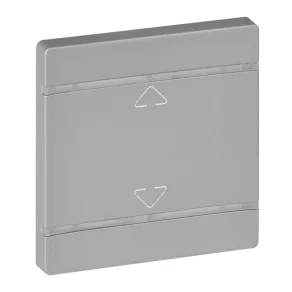   Legrand MyHome - Comanda pentru rulouri Valena Life UP/DOWN cu capac larg, aluminiu - 755312