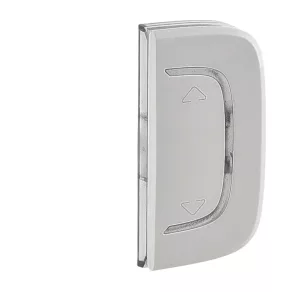   Legrand MyHome (Valena Allure) comanda pentru rulouri, capac dreapta sau stânga, aluminiu - 755463