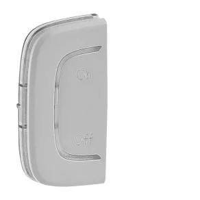   Legrand MyHome (Valena Allure) Marcaj ON/OFF capac stânga, aluminiu - 755560