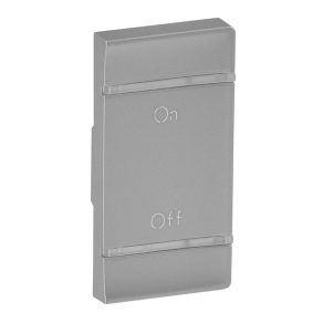   Legrand MyHome - Indicator Valena Life ON/OFF, capac dreapta, aluminiu - 755577