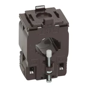   Transformator de curent monofazat Legrand 600/5A, pentru cablu (Ø27 mm) sau bară colectoare (32,5x10,5 sau 25,5x15,5 mm) - 412114