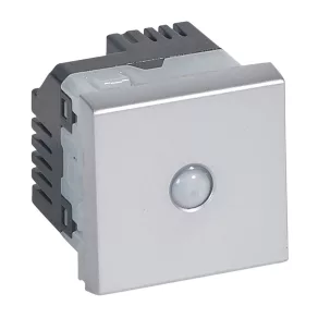   Întrerupător economizor de energie LeGrand Program Mosaic, 10AX-250 V~, 160°, lățime 2 module, aluminiu - 79215