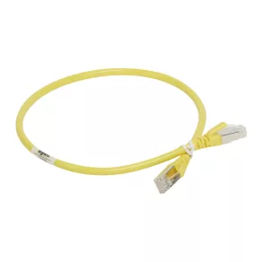   Cablu patch Legrand Cat6A (S/FTP) PVC 0 5M galben d:6 2mm LCS3 - 51816