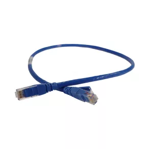   Cablu patch Legrand Cat6 (U/UTP) PVC 0,5 m albastru d:6 mm LCS3 - 51818