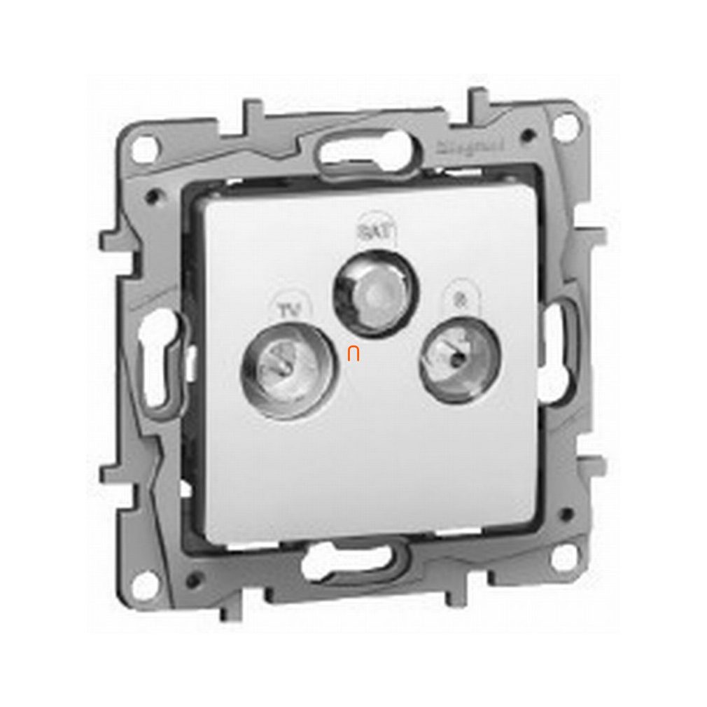 Legrand Niloé alb TV-RD-SAT 14dB cu trecere 764564
