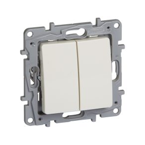 Buton dublu Legrand Niloé, bej - 764608